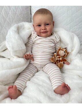 Lifelike 26" Reborn Baby Doll - Realistic Toddler Boy, Soft Silicone, Weighted
